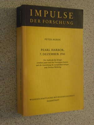 gebrauchtes Buch – peter herde – pearl harbor 7.dezember 1941