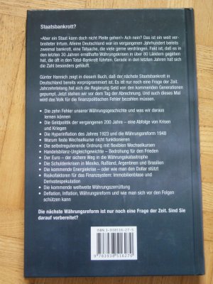 gebrauchtes Buch – Günter Hannich – Staatsbankrott - Wann kommt die nächste Währungsreform?