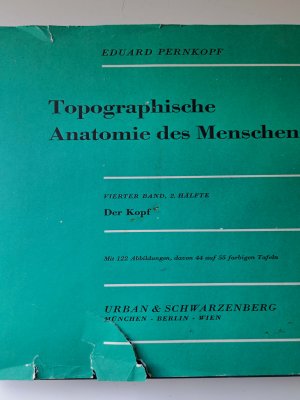 Topographische und stratigraphische Anatomie des Kopfes. Zweite Hälfte (=Topographische Anatomie des Menschen / Lehrbuch und Atlas der regionär-stratigraphischen […]