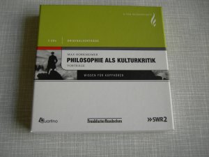 gebrauchtes Hörbuch – Max Horkheimer - Philosophie als Kulturkritik - O-Ton Wissenschaft Wissen für Kopfhörer