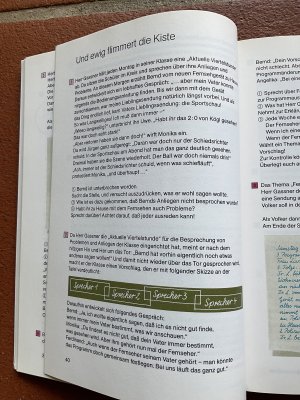 gebrauchtes Buch – Miteinander sprechen. Sprachbuch für bayerische Hauptschulen