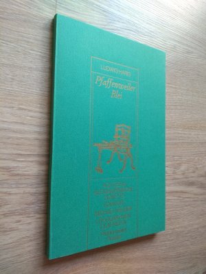 gebrauchtes Buch – Ludwig Harig – Pfaffenweiler Blei - 18 alexandrin. Sonette