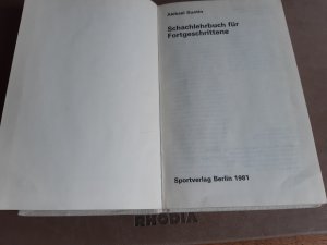 gebrauchtes Buch – Aleksei Suetin – Schachlehrbuch für Fortgeschrittene