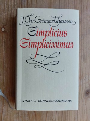 antiquarisches Buch – Grimmelshausen J. Chr – Simplicius Simplicissimus