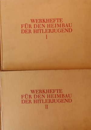 antiquarisches Buch – Reichsjugendführung  – Werkhefte für den Heimbau der Hitler-Jugend. I. + II. Band 1937 - 1938