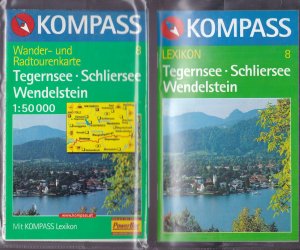 gebrauchtes Buch – Tegernsee, Schliersee, Wendelstein - Wander- und Radtourenkarte