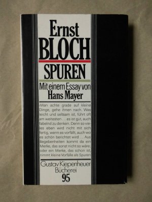 Spuren. Mit einem Essay von Hans Mayer