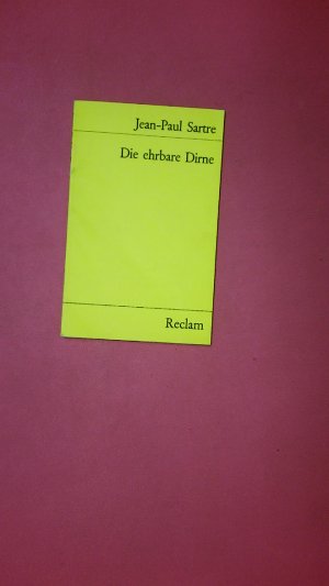 gebrauchtes Buch – Jean-Paul Sartre – DIE EHRBARE DIRNE.