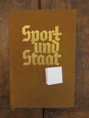 antiquarisches Buch – P.G.Hoffmann – Sport und Staat