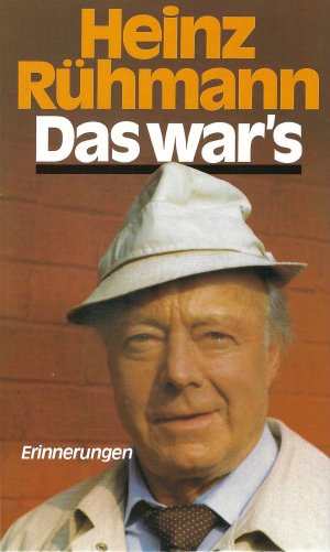 gebrauchtes Buch – Heinz Rühmann – Das war‘s - Erinnerungen