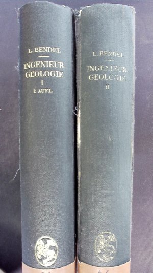 antiquarisches Buch – Ludwig Bendel – Ingenieurgeologie. Ein Handbuch für Studium und Praxis. Bd. I-II.