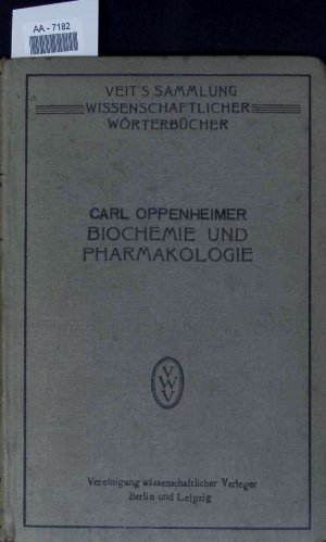 Kleines Wörterbuch der Biochemie und Pharmakologie.