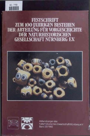 gebrauchtes Buch – Festschrift zum 100jährigen Bestehen der Abteilung für Vorgeschichte. Band 39/1982