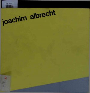 gebrauchtes Buch – Joachim Albrecht – Joachim Albrecht.