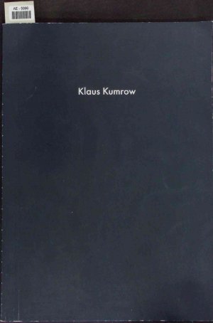 gebrauchtes Buch – Klaus Kumrow – Klaus Kumrow.