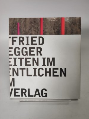 gebrauchtes Buch – Gottfried Honegger – Arbeiten im öffentlichen Raum.