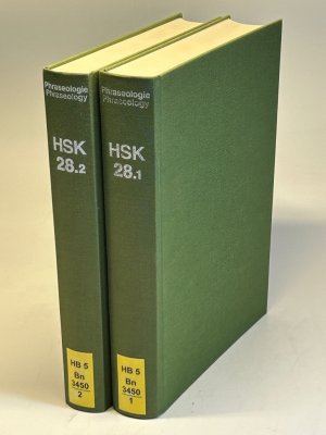 Phraseologie / Phraseology. Ein internationales Handbuch der zeitgenössischen Forschung / An International Handbook of Contemporary Research. Halbband […]