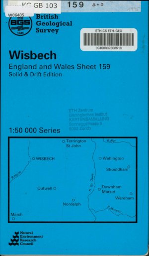 gebrauchtes Buch – Solid & Drift Edition. England & Wales Sheet 159. Wisbech. 1:50.000.