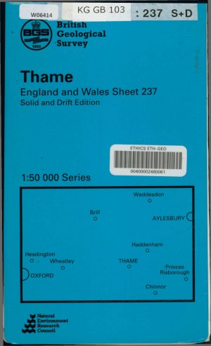 gebrauchtes Buch – Solid and Drift Edition. England and Wales Sheet 237. Thame. 1:50.000.