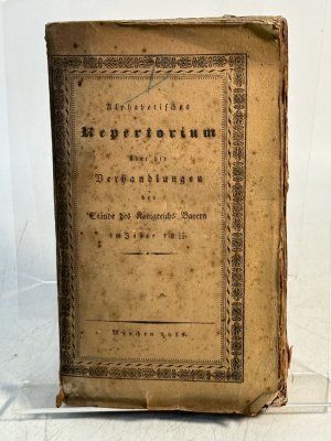 antiquarisches Buch – Delling, Georg von  – Alphabetisches Repertorium über die Verhandlungen der Stände des Königreichs Bayern im Jahre 1827/28..