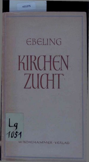 Kirchenzucht.