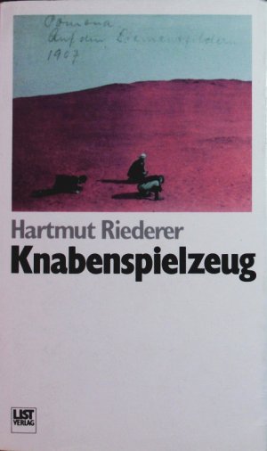 gebrauchtes Buch – Hartmut Riederer – Knabenspielzeug.