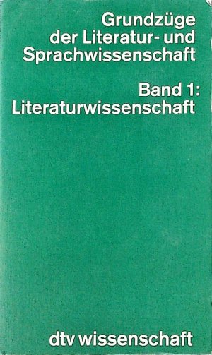 Grundzüge der Literatur- und Sprachwissenschaft.