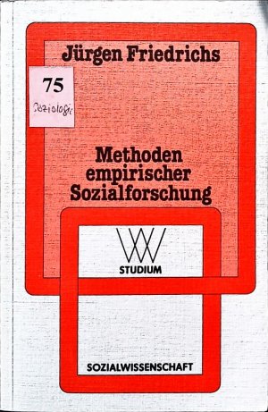 gebrauchtes Buch – Jürgen Friedrichs – Methoden empirischer Sozialforschung.