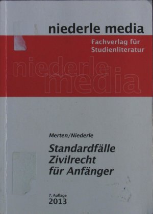 gebrauchtes Buch – Christine Merten – Standardfälle Zivilrecht für Anfänger.