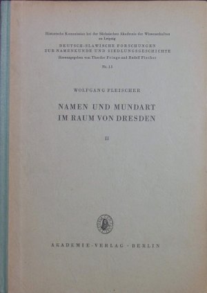 Namen und Mundart im Raum von Dresden. 2.