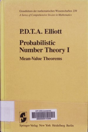 Probabilistic number theory.