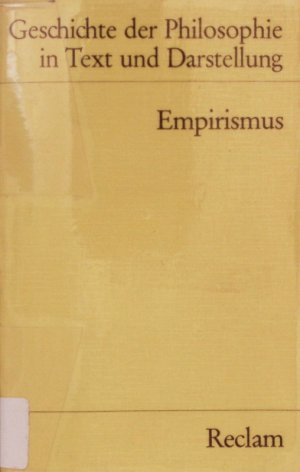 gebrauchtes Buch – Philipp Reclam Junior  – Geschichte der Philosophie in Text und Darstellung.