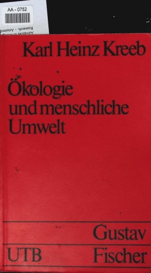 gebrauchtes Buch – Karlheinz Kreeb – Ökologie und menschliche Umwelt.