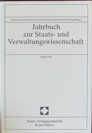 Jahrbuch zur Staats- und Verwaltungswissenschaft.