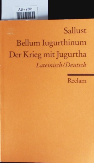 gebrauchtes Buch – Sallustius Crispus – Bellum Iugurthinum.