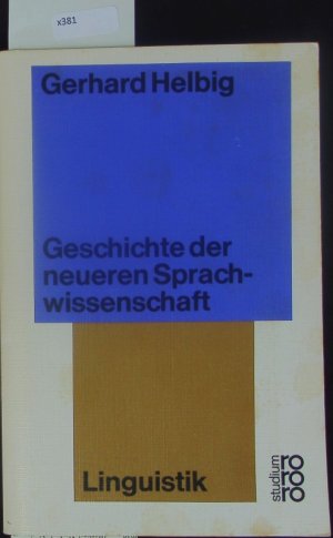 gebrauchtes Buch – Gerhard Helbig – Geschichte der neueren Sprachwissenschaft.