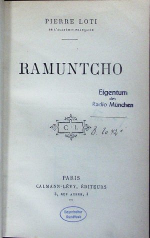 Ramuntcho.