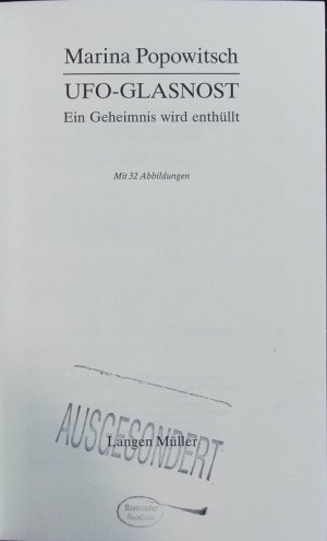 Ufo-Glasnost. Ein Geheimnis wird enthüllt.