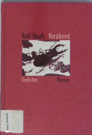 gebrauchtes Buch – Rolf Haufs – Vorabend. Gedichte.