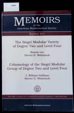 gebrauchtes Buch – The Siegel modular variety of degree two and level four. Memoirs of the American Mathematical Society; 631.