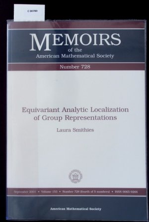 gebrauchtes Buch – Equivariant analytic localization of group representations. Memoirs of the American Mathematical Society; 728.