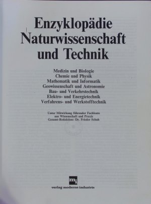 Enzyklopädie Naturwissenschaft und Technik: A - D.