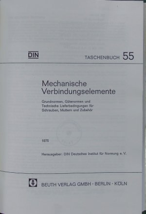 Grundnormen, Gütenormen und technische Lieferbedingungen für Schrauben, Muttern und Zubehör.