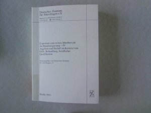 Expertisen zum ersten Altenbericht der Bundesregierung - IV: Angebote und Bedarf im Kontext von Hilfe, Behandlung, beruflicher Qualifikation. Heraugegeben vom Deutschen Zentrum für Altersfragen e.V.