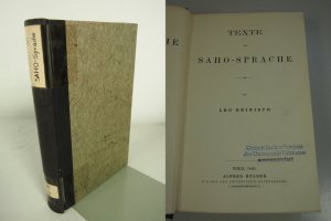 antiquarisches Buch – Leo Reinisch – Die Saho-Sprache. Erster Band. Texte der Saho-Sprache.