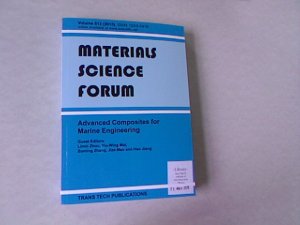 Advanced Composites for Marine Engineering: Selected, Peer Reviewed Papers from the 1st International Conference on Advanced Composites for Marine ... 10-12, 2013. Materials Science Forum, Volume 813.