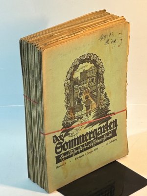 antiquarisches Buch – Oßwald, Karl Friedrich  – Der Sommergarten. Eine Schrift fürs Elternhaus. Konvolut von 40 Heften der Jahrgänge 1927-1929.