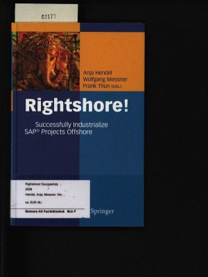 Rightshore!. Successfully SAP(R) Projects Offshore.