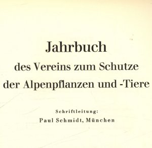 "Hoch vom Dachstein an ...". Jahrbuch des Vereins zum Schutze der Alpenpflanzen und -Tiere.