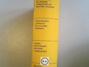 Dictionnaire de termes juridiques en quatre langues - Diccionario jurídico en cuatro idiomas - Legal dictionary in four languages - Rechtswörterbuch in […]